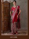 Lux 3 Semi Modal Printed Sarees Wholesale Market In Surat With Price